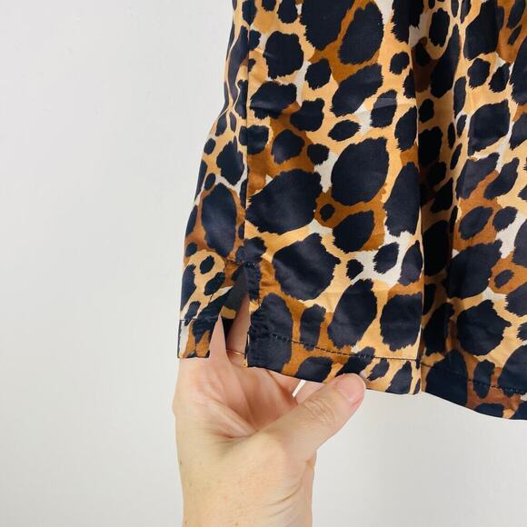 Inamorata cheetah print shorts high rise animal print size Small - Picture 8 of 8